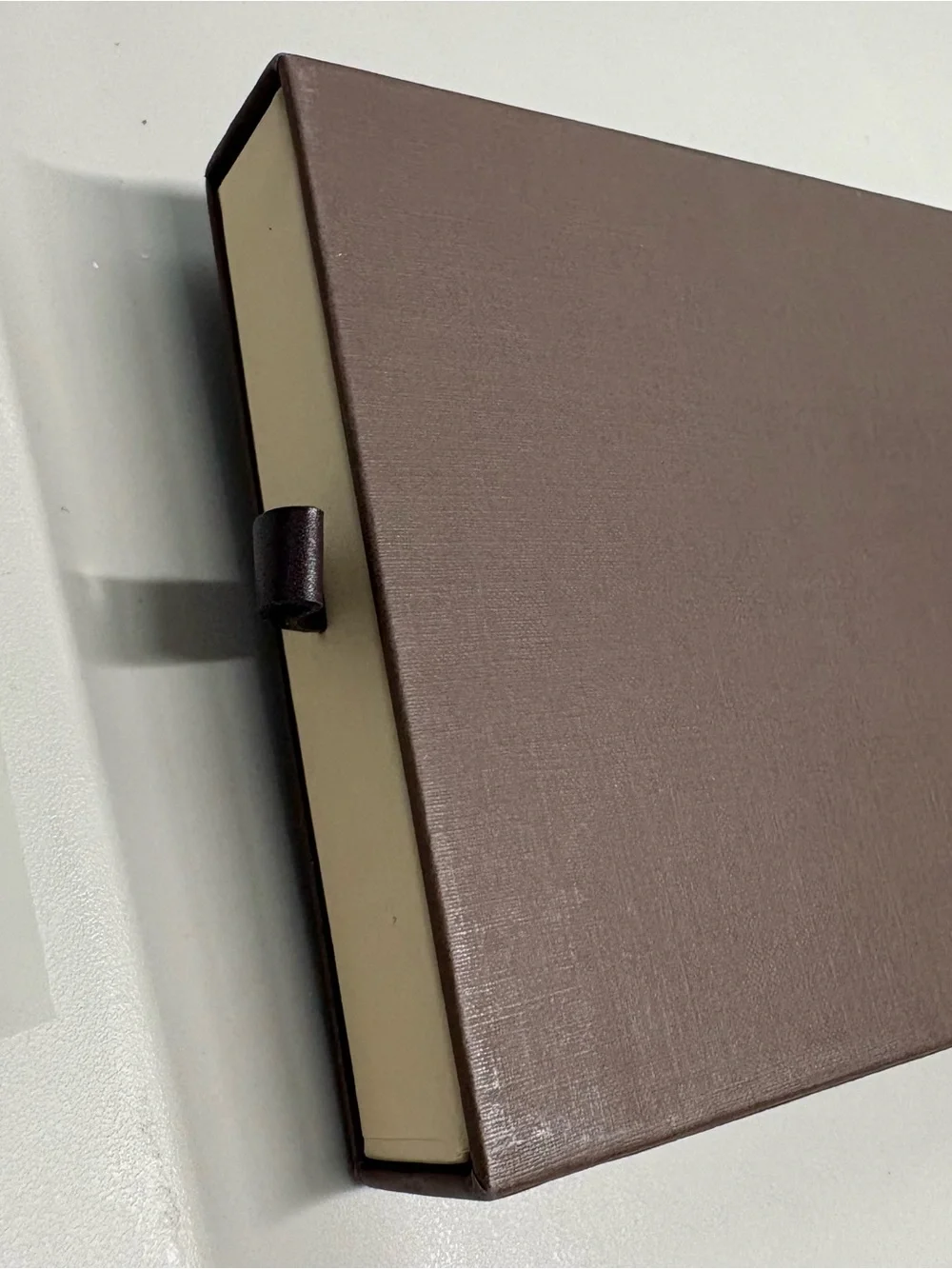 Pre 2016 Louis Vuitton Long Accessory Box in Brown and Cream